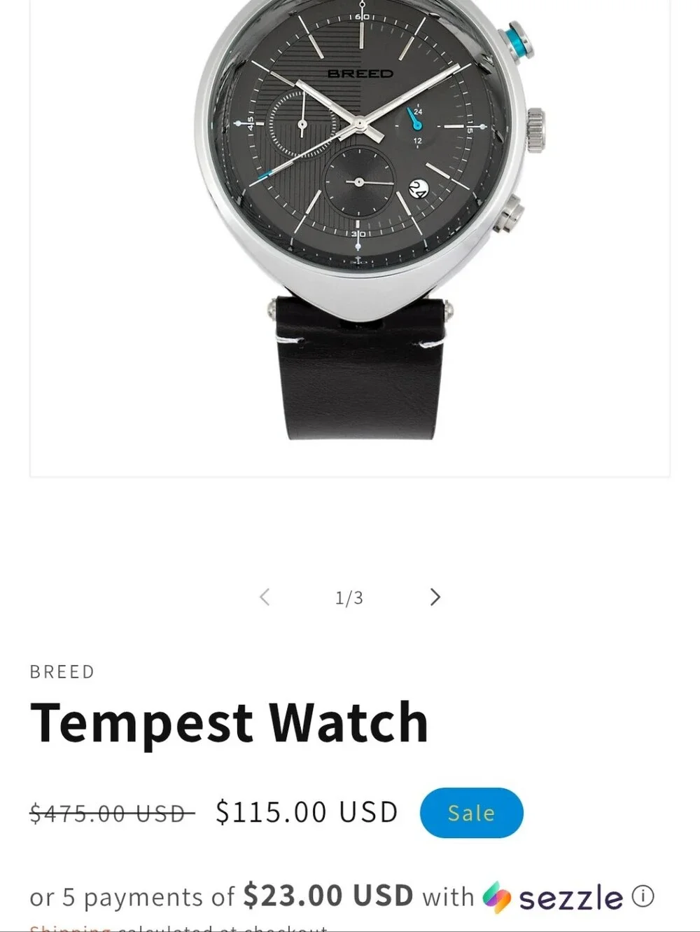 Breed Tempest Mens Watch